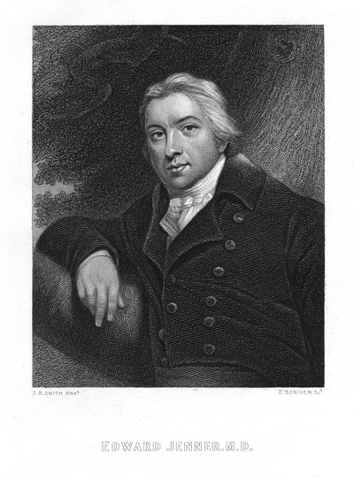 Edward Jenner, gravé par E. Scriven - John Raphael Smith